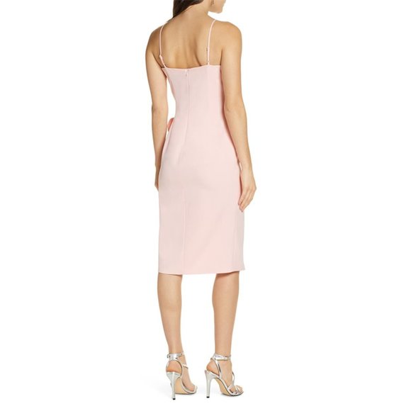 NWT Bardot Carmelle Bodycon Cocktail Dress Blush - Picture 2 of 10